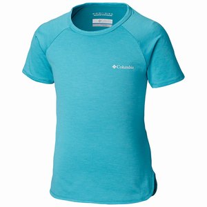 Columbia Silver Ridge™ II Kortärmad Tee Flickor Blå (YKDQB3428)